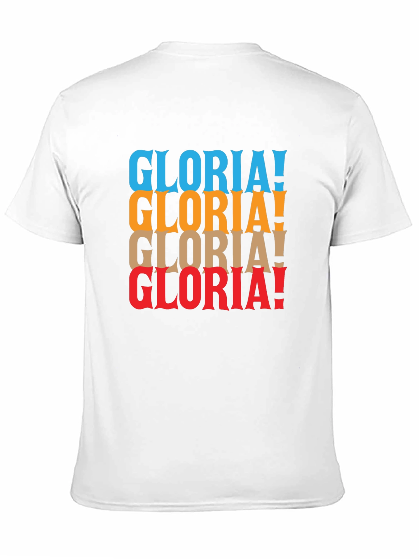 Gloria! Retro Style Mens Graphic T-Shirt