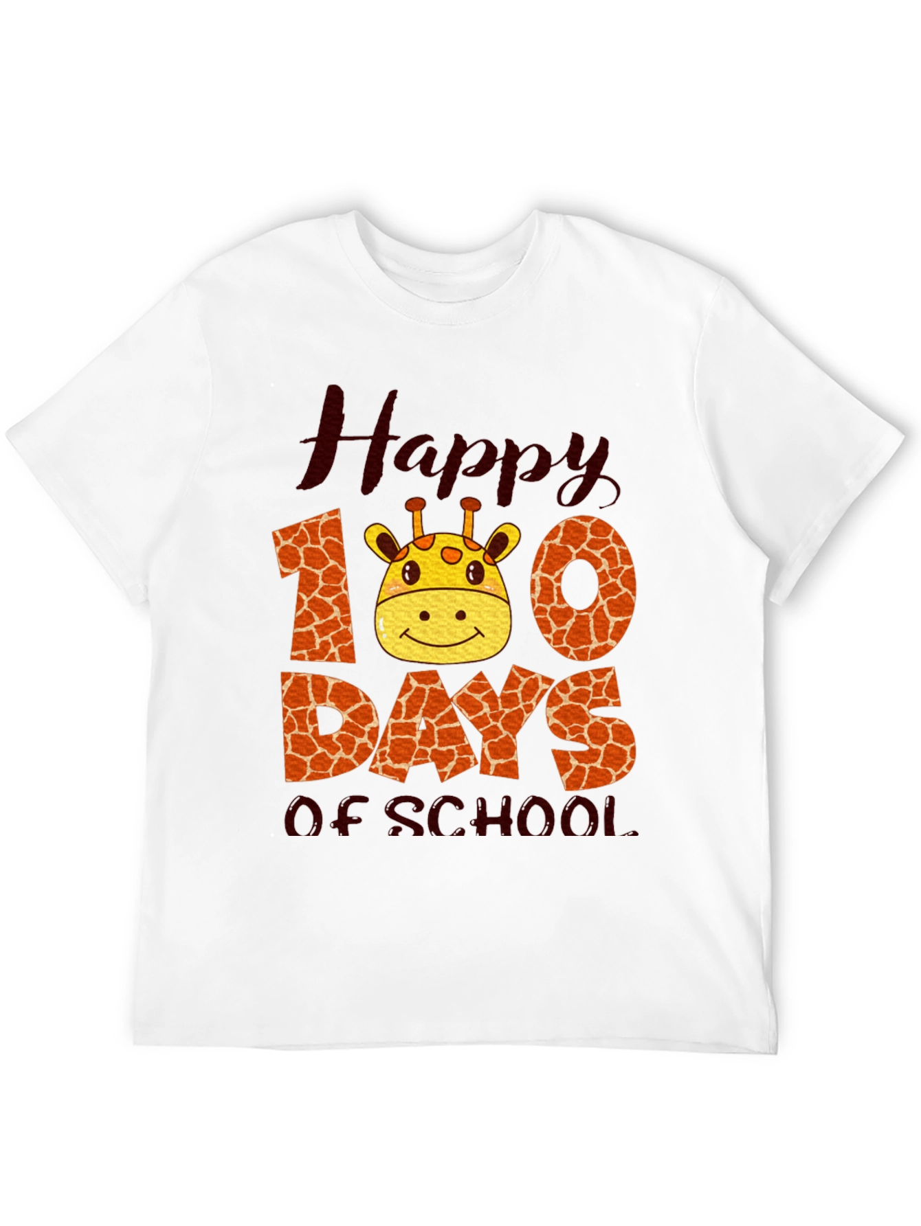 Happy 100 Days of School Giraffe T-Shirt