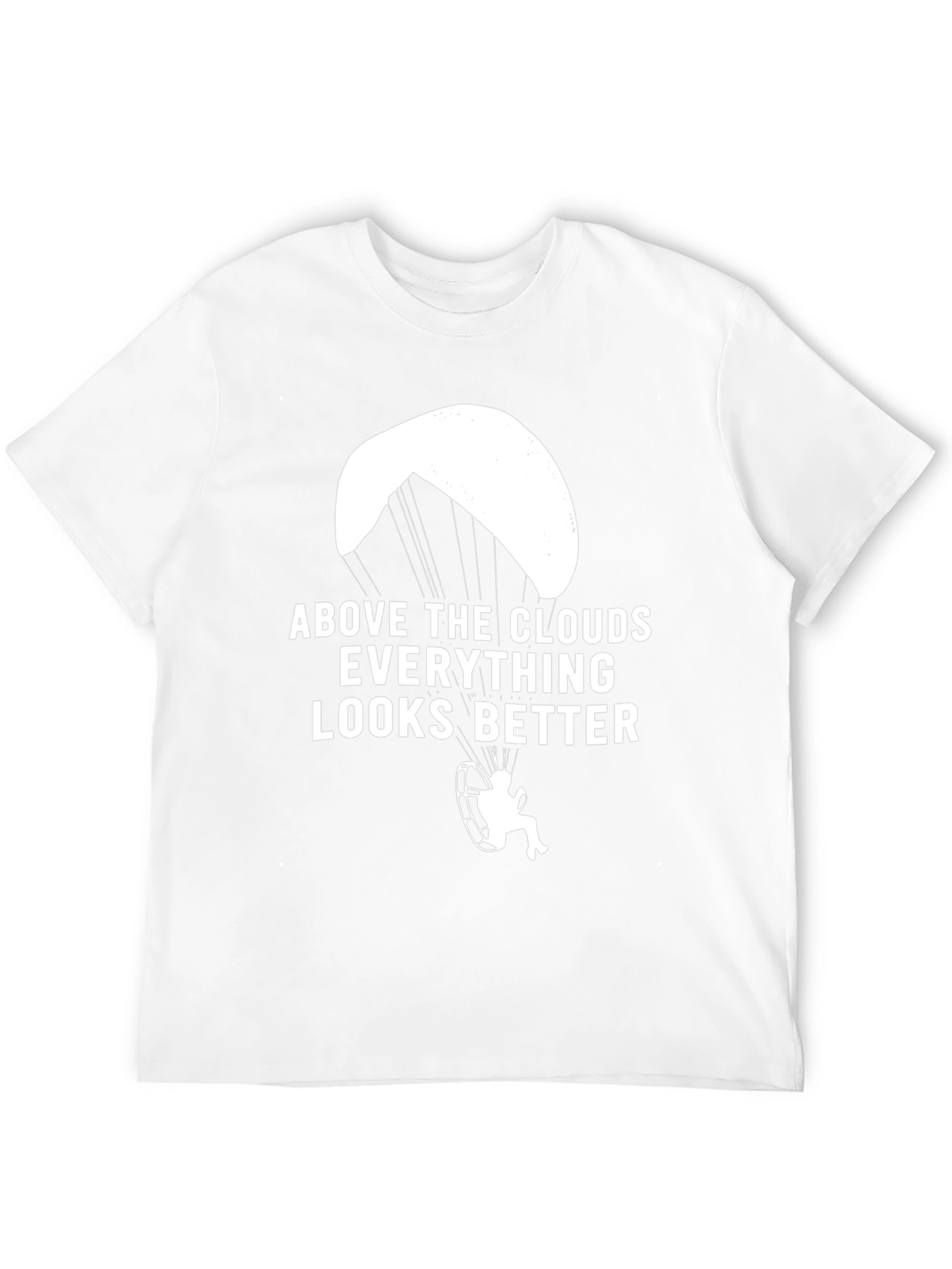 Above The Clouds T-Shirt: Paramotor Design