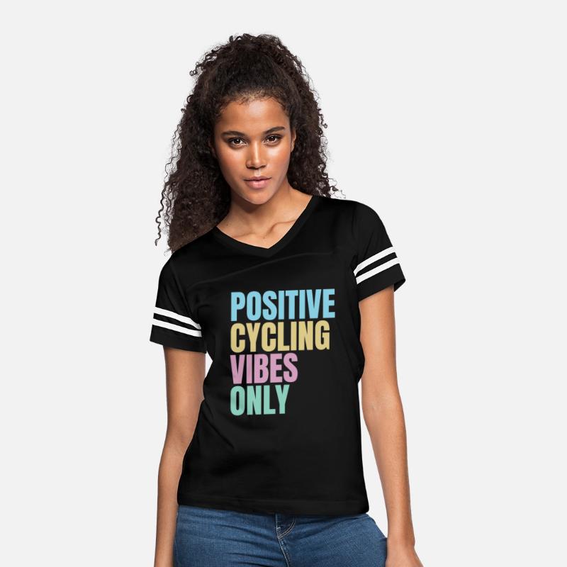 Positive cycling vibes only, bike slogan
