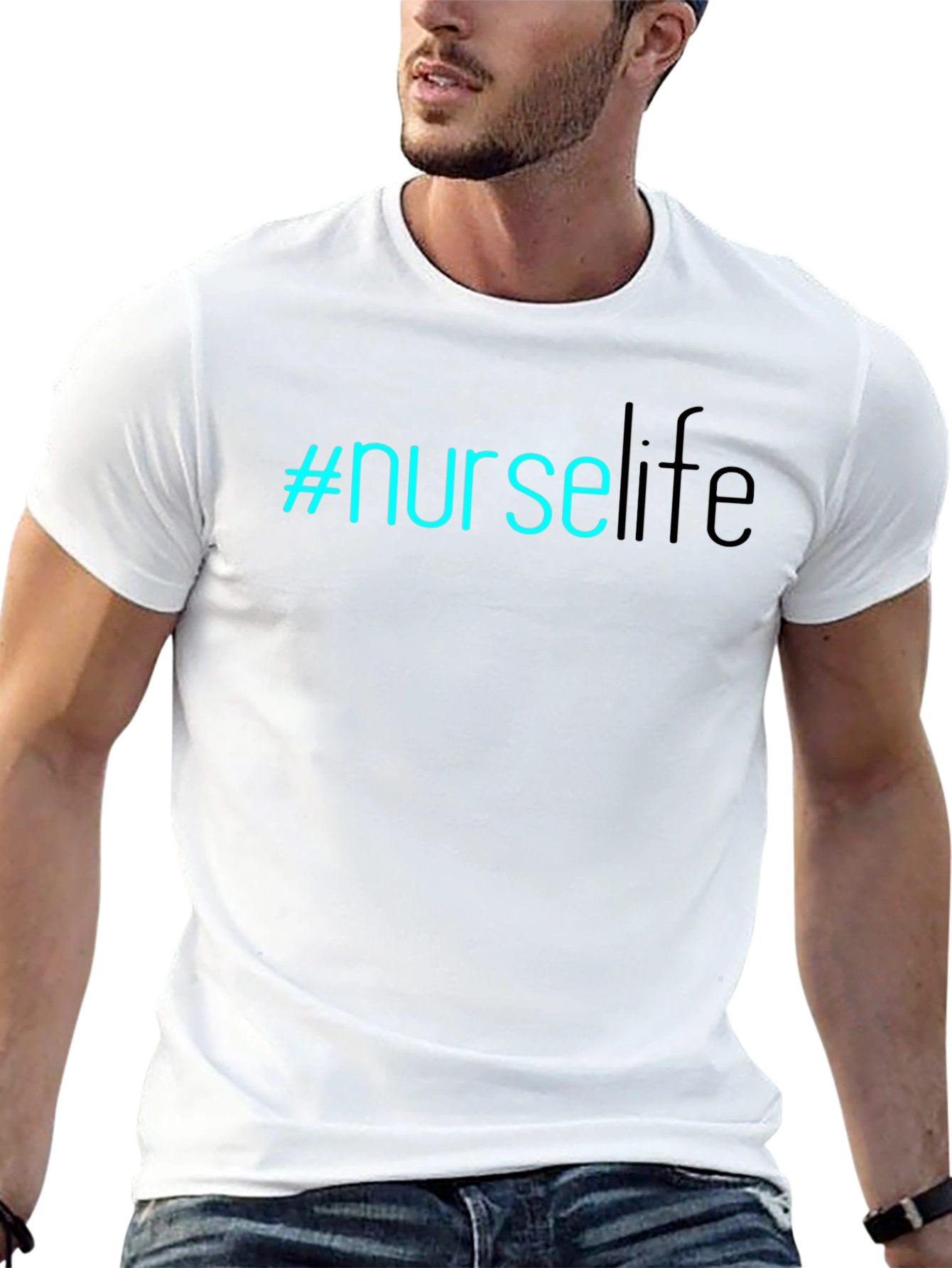 #NurseLife T-Shirt - Black Comfortable Stylish