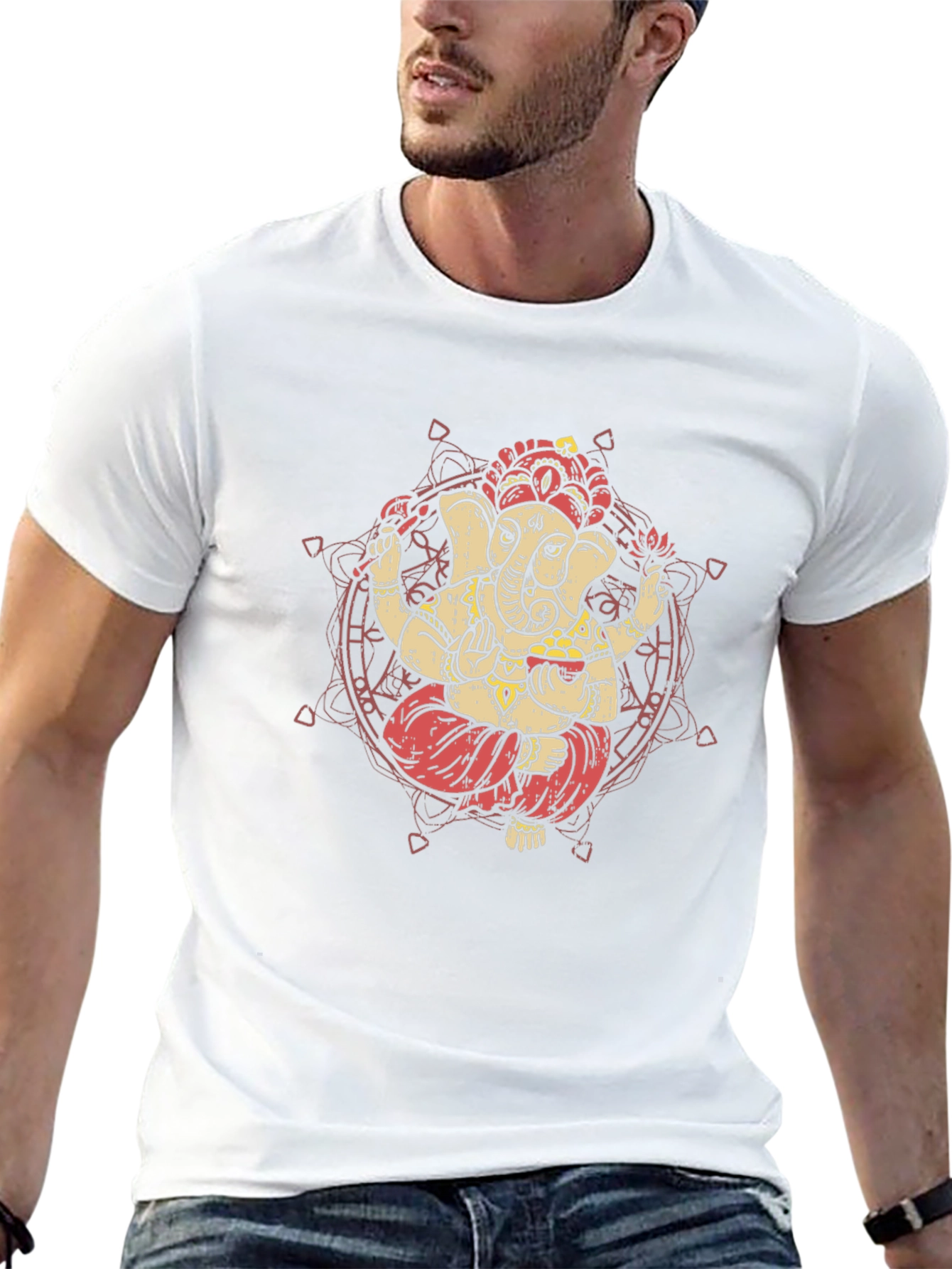 Ganesh Graphic Tee - Yoga Meditation T-Shirt