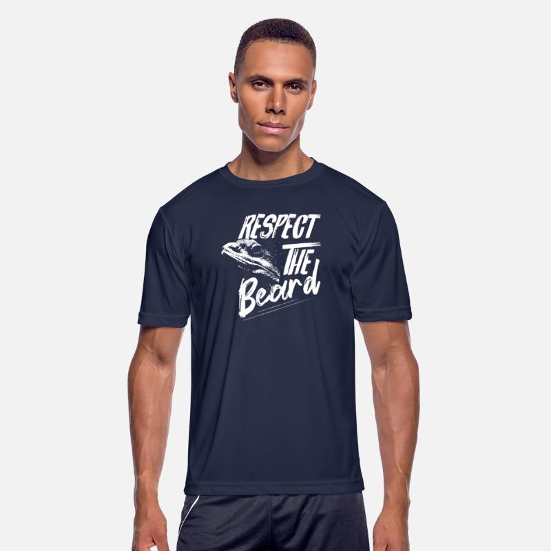 Respect The Beard Lizard Lover Reptile