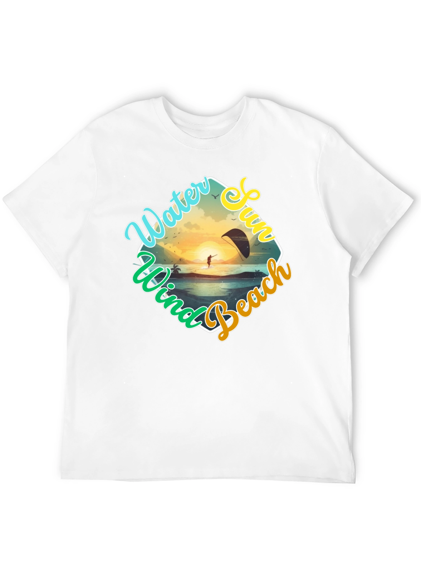 Water Sports T-Shirt: Wind Sun Beach