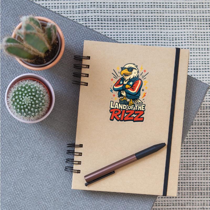 Rizz America Patriotic Bald Eagle USA Swag Humor