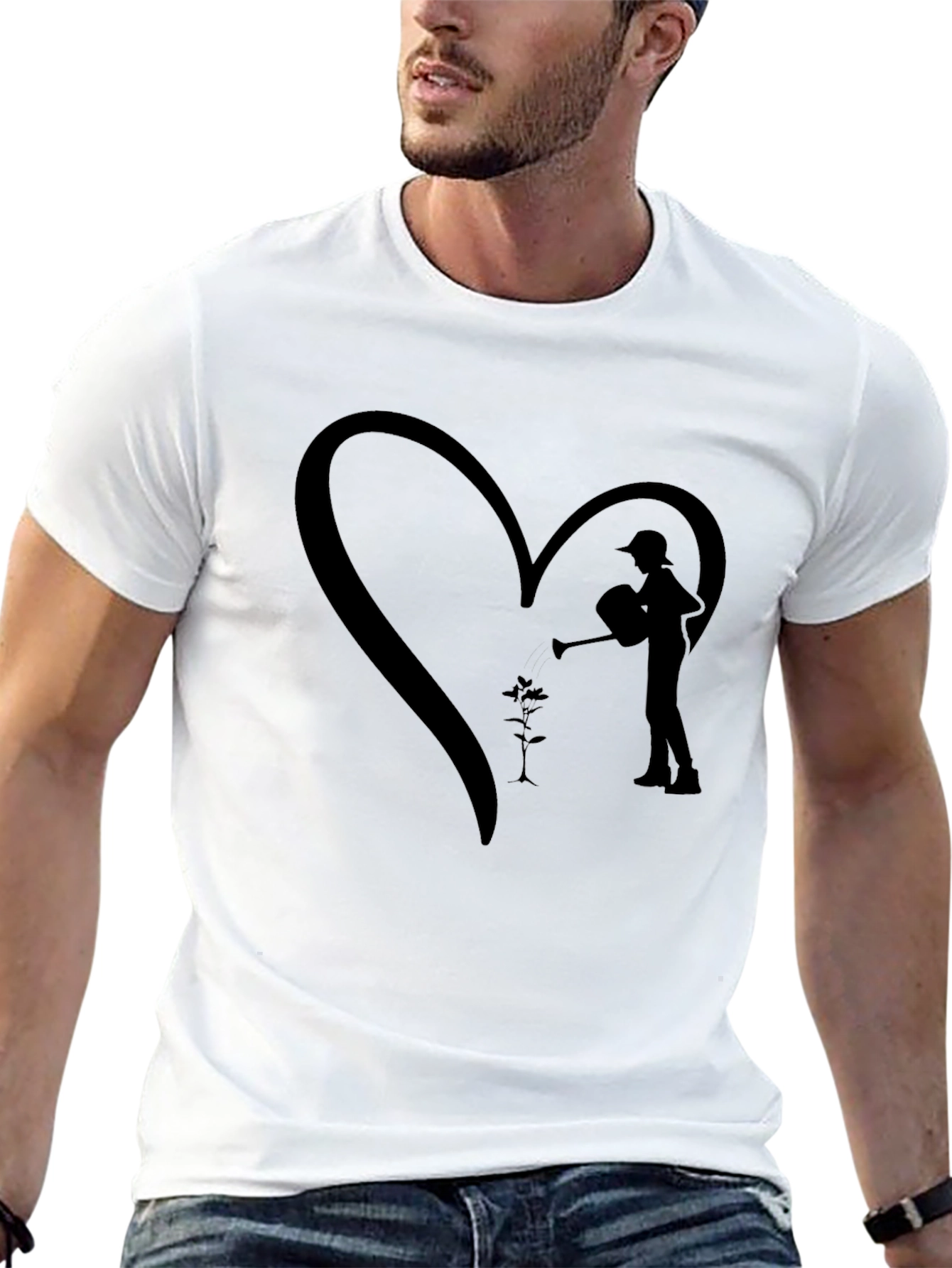 Gardeners Heart T-Shirt - Black