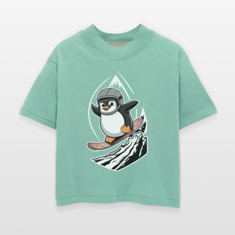 Snowboarding Penguin Adventure