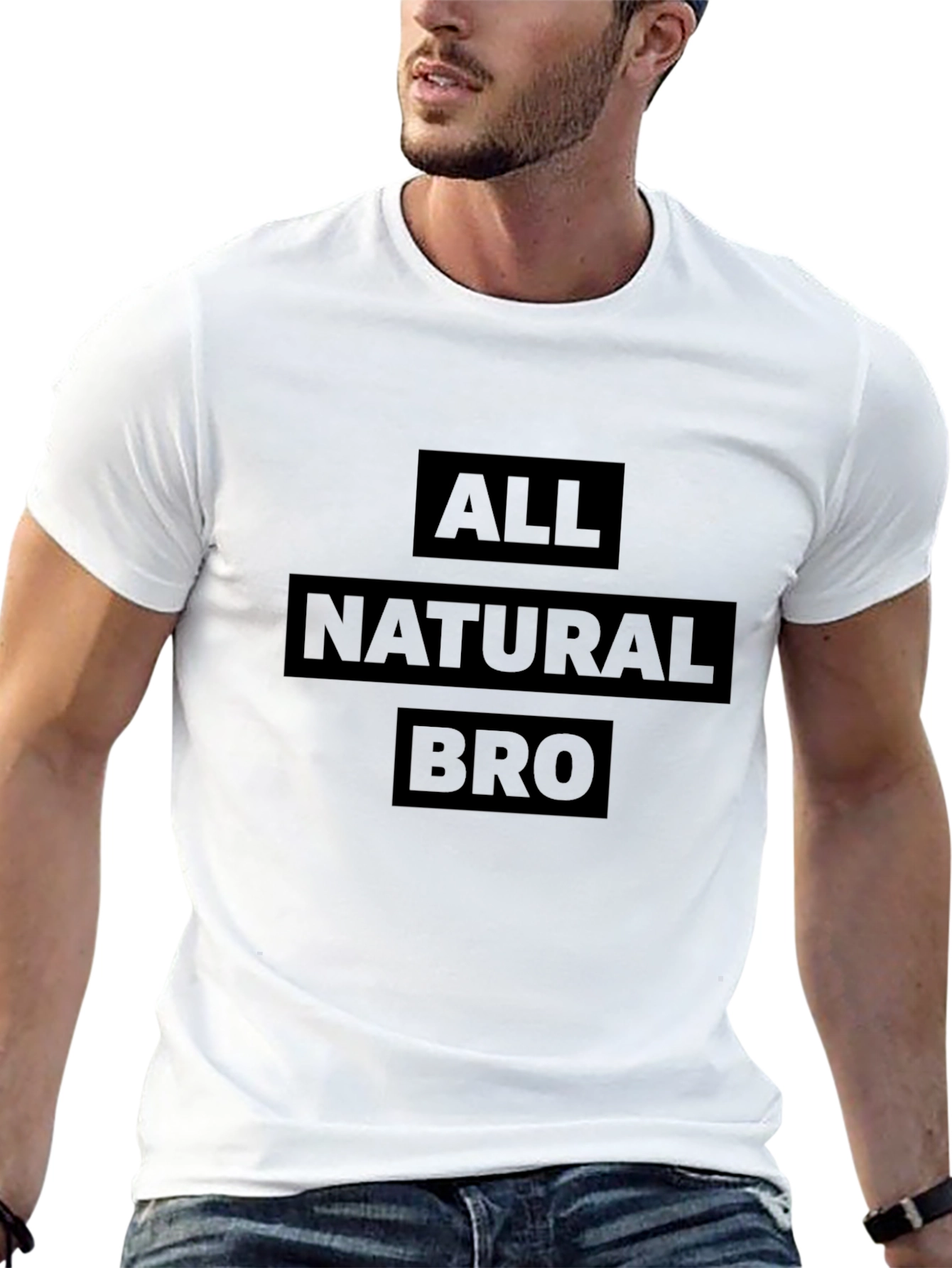 All Natural Bro Graphic Tee
