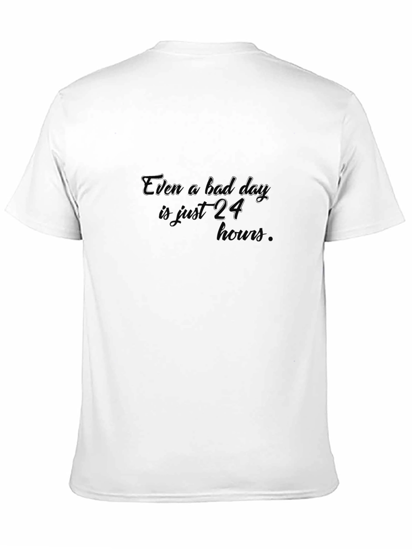 Black Even a Bad Day Graphic Tee