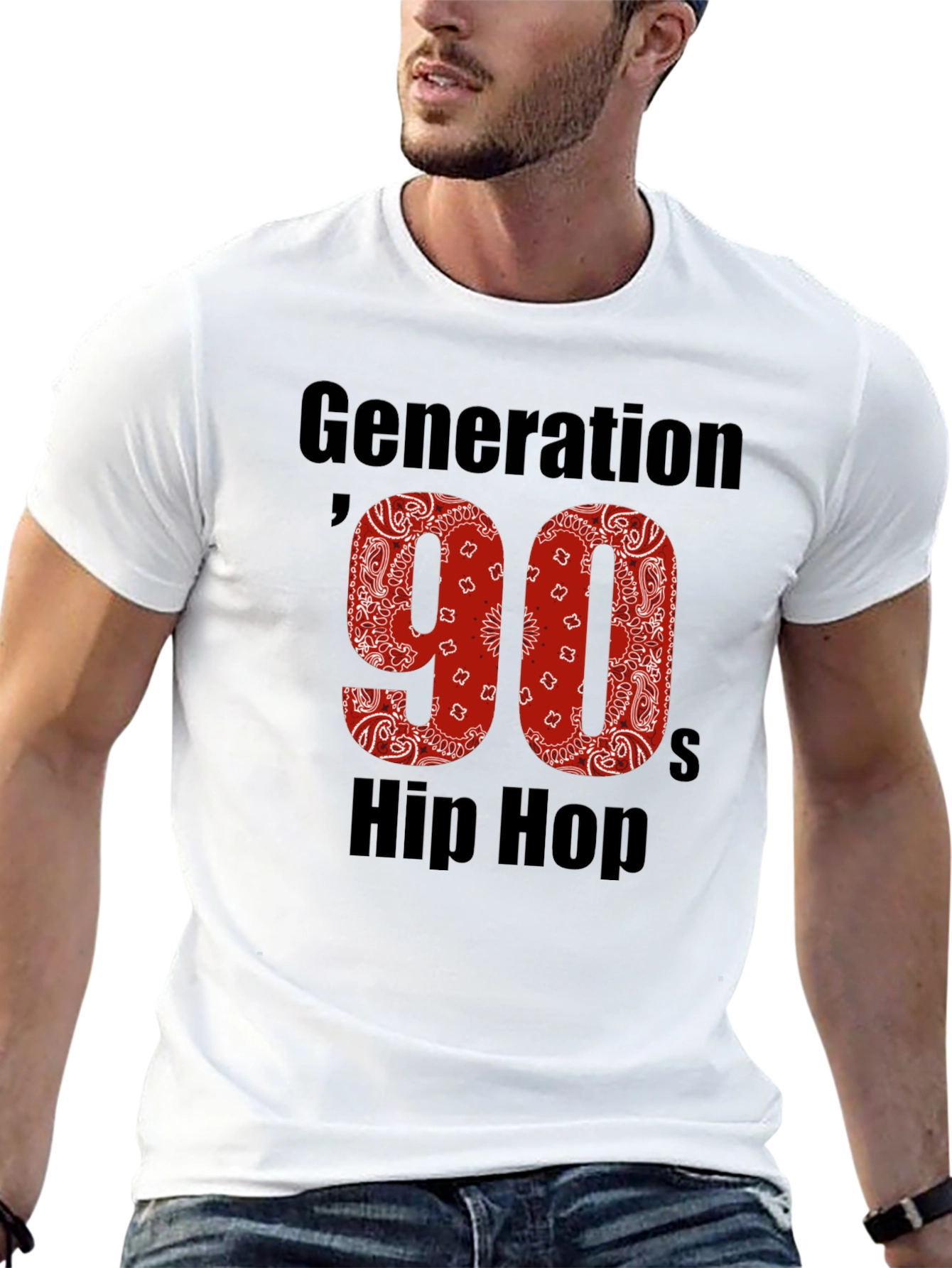 Generation 90s Hip Hop Graphic T-Shirt