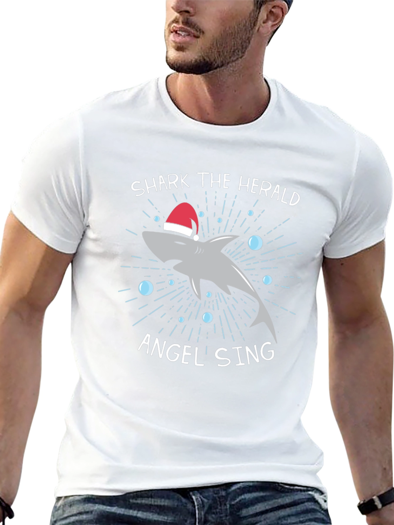 Shark the Herald Angel Sing T-Shirt