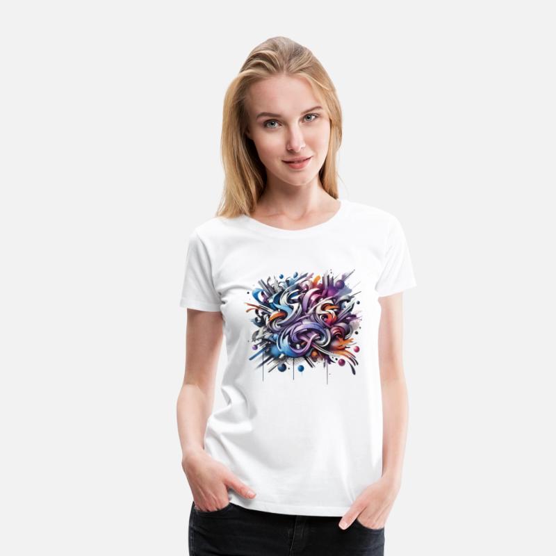 Vibrant Abstract Urban Graffiti Art