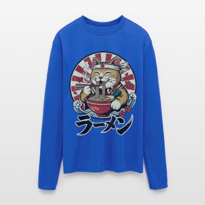 Victory Cat Ramen Illustration