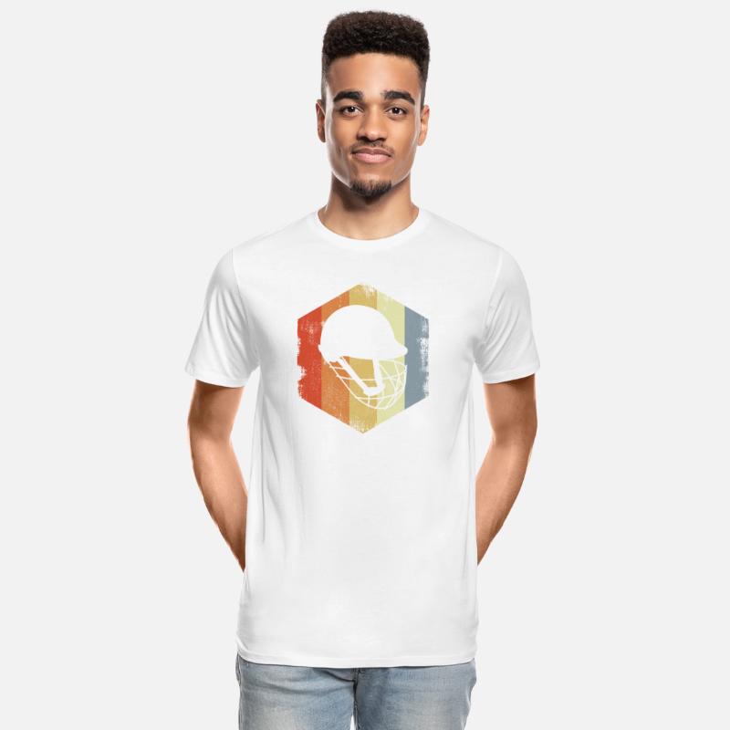 Vintage Cricket Helmet Sketch