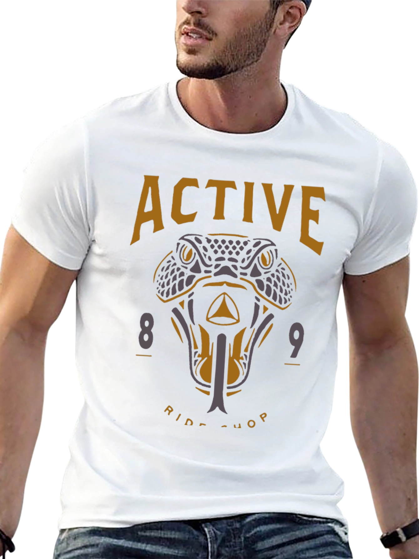 Active Ride Shop Snake Graphic Tee