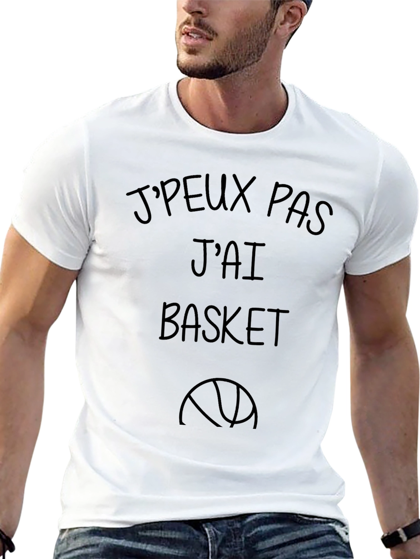 JPeux Pas Jai Basket T-Shirt - Basketball Lover Tee