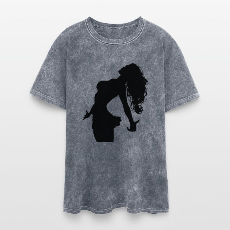 Wild Hair Woman Silhouette