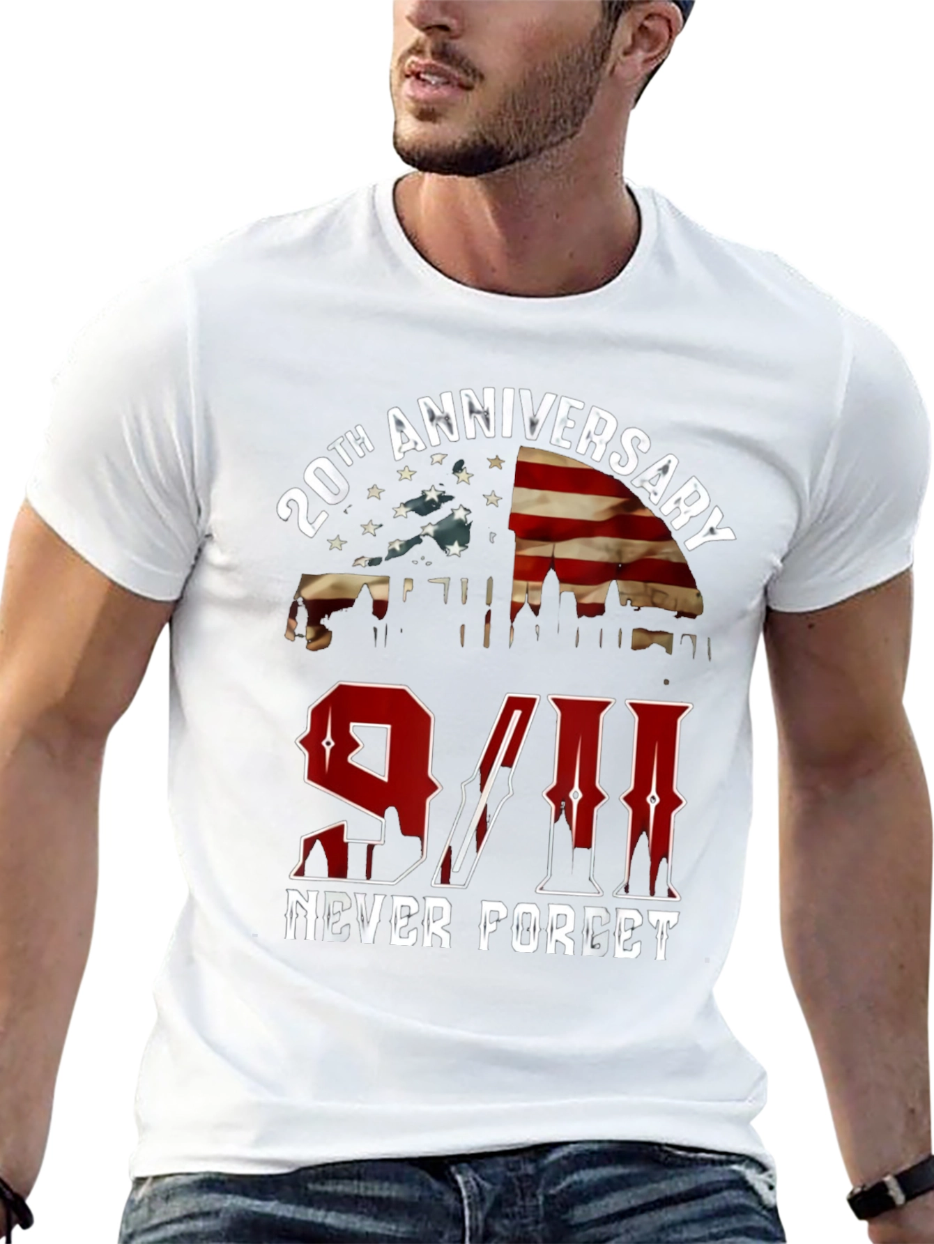9/11 20th Anniversary Never Forget T-Shirt