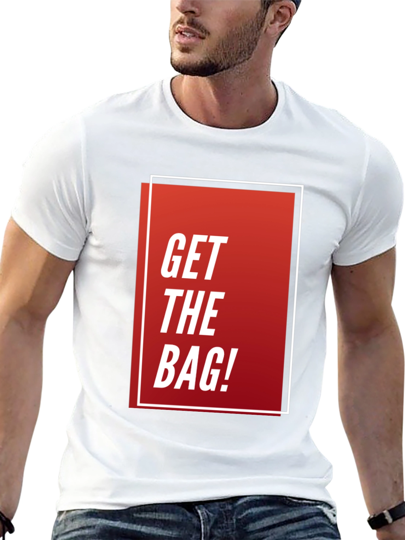 Get The Bag Graphic Tee - Stylish Mens T-Shirt