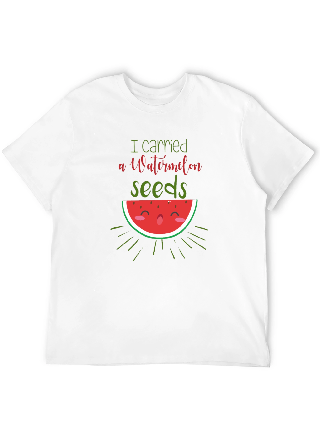 Funny Watermelon Pregnancy Announcement T-Shirt