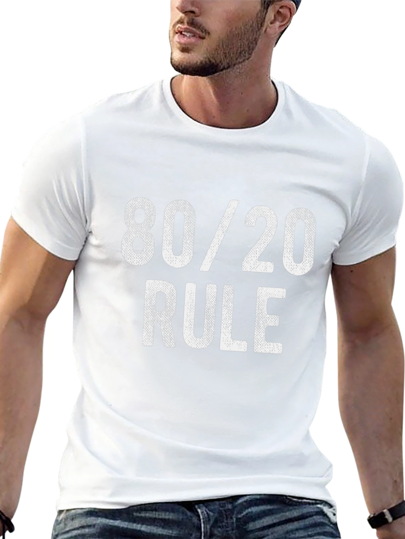 80/20 Rule T-Shirt - Pareto Principle Graphic Tee