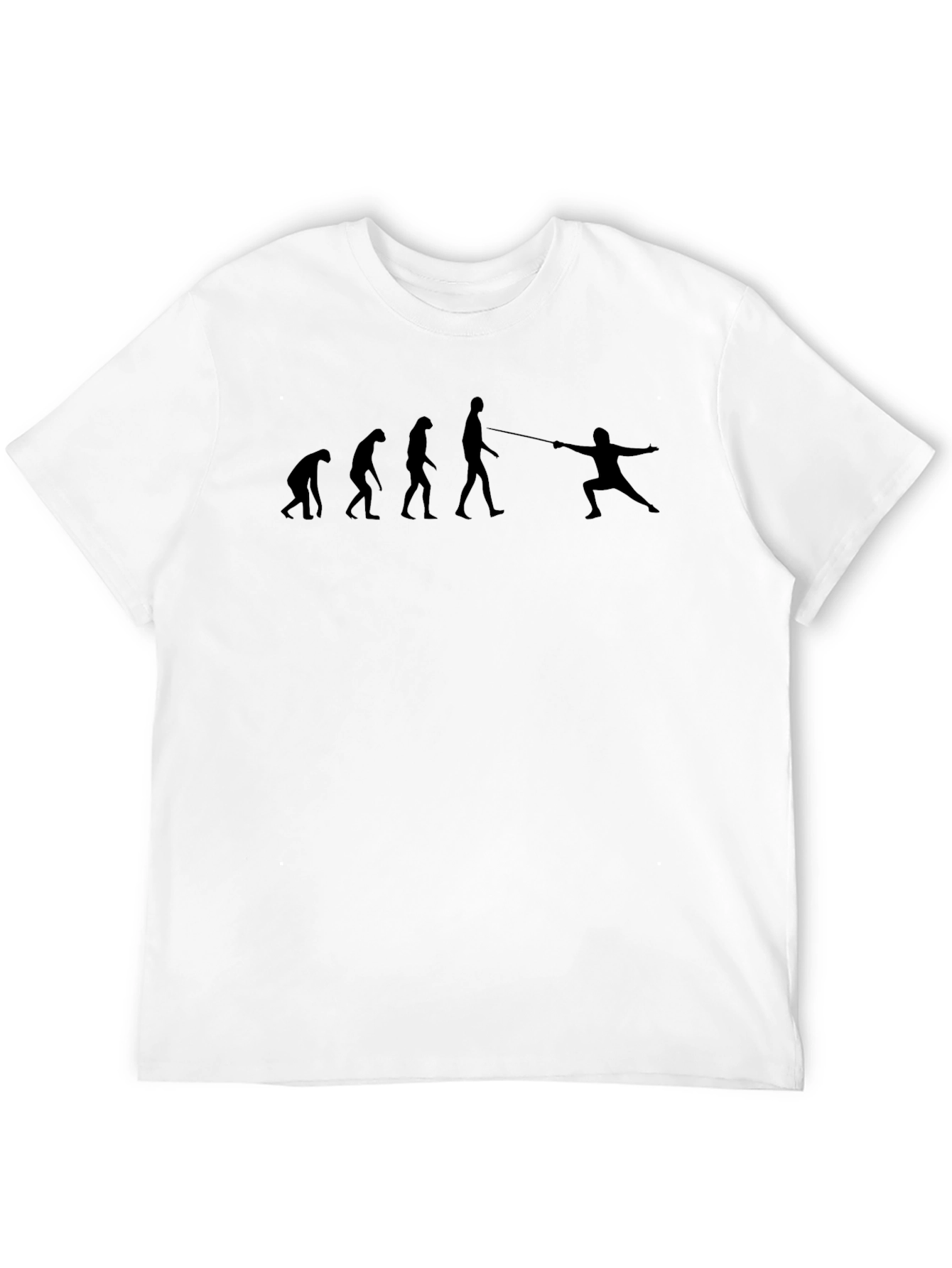 Fencing Evolution Black T-Shirt