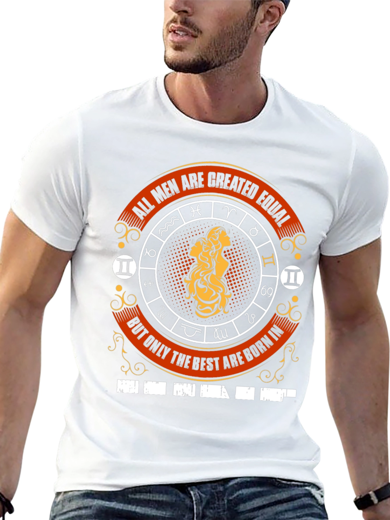 Gemini Zodiac T-Shirt - Best Men Born In
