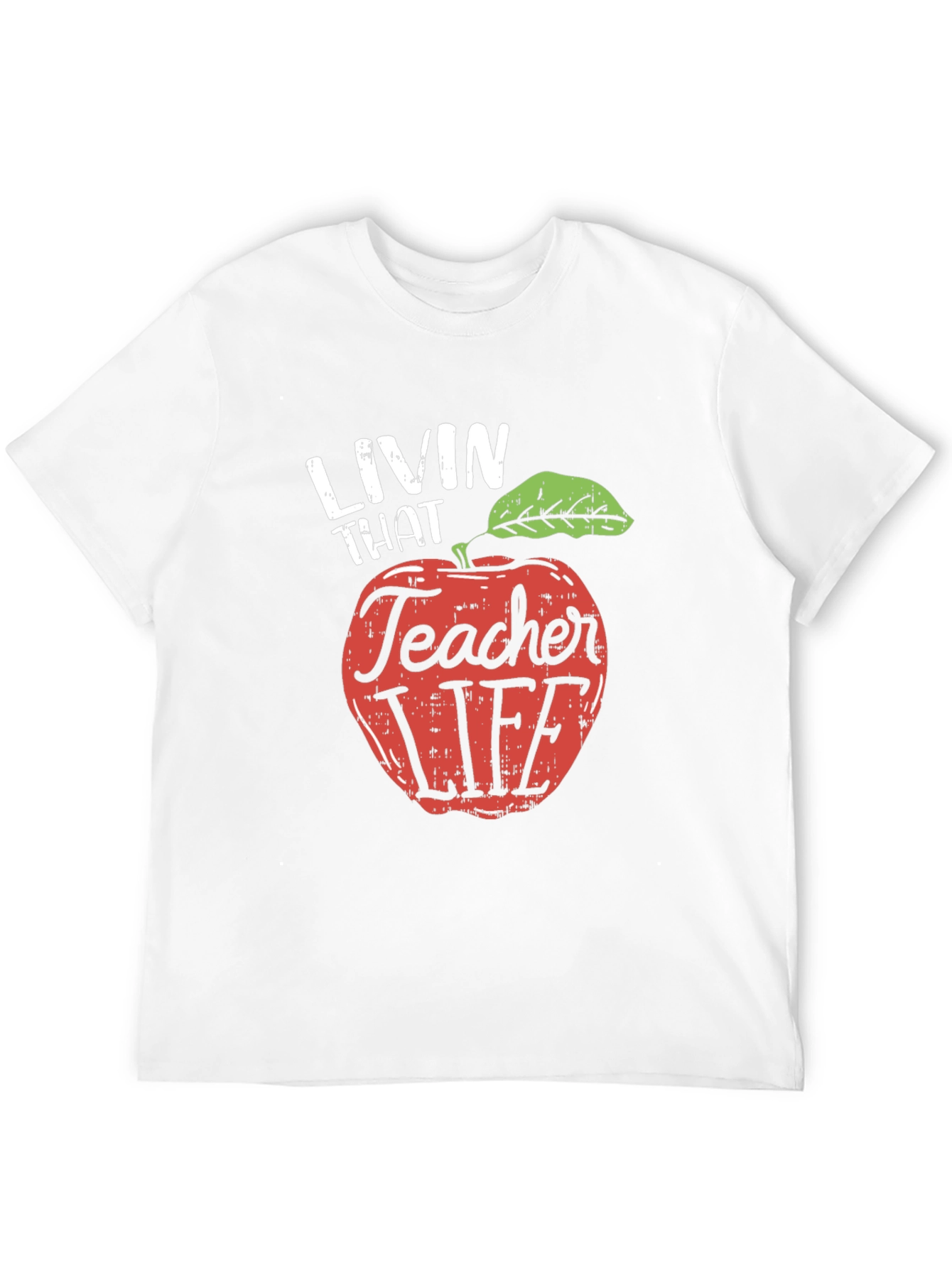 Teacher Life Apple Graphic T-Shirt