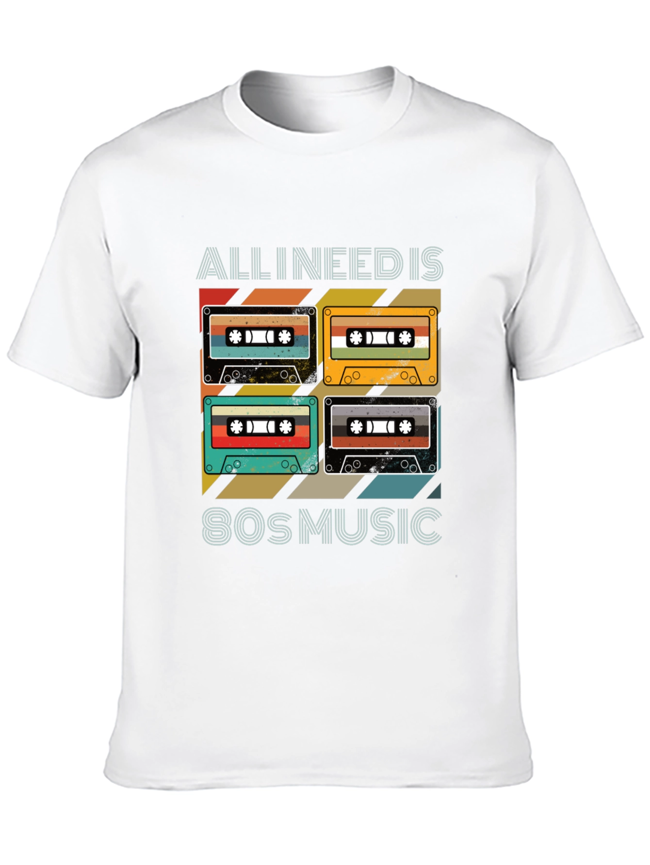 80s Music Cassette T-Shirt - Retro Style