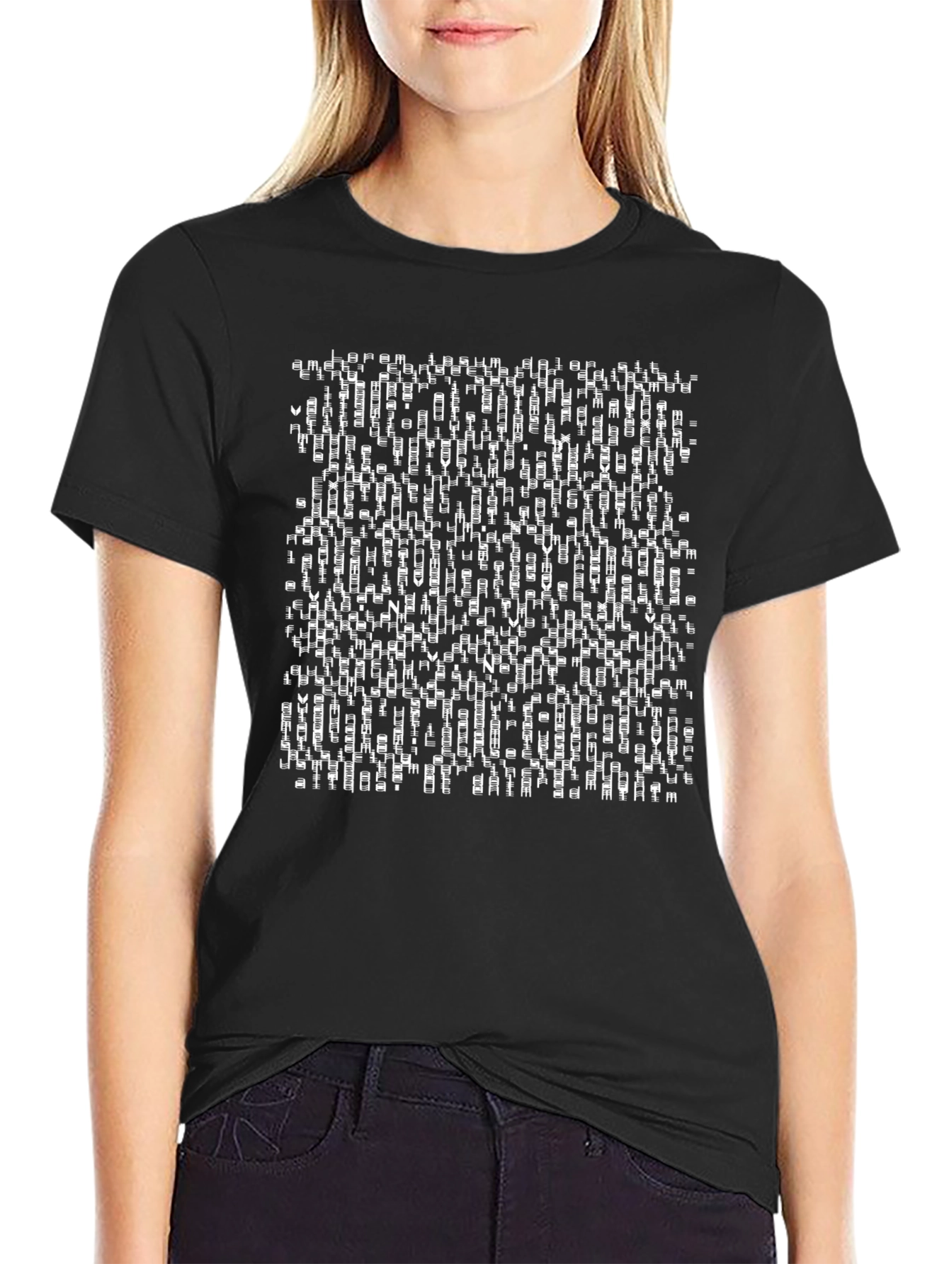 Abstract Graphic Print Tee