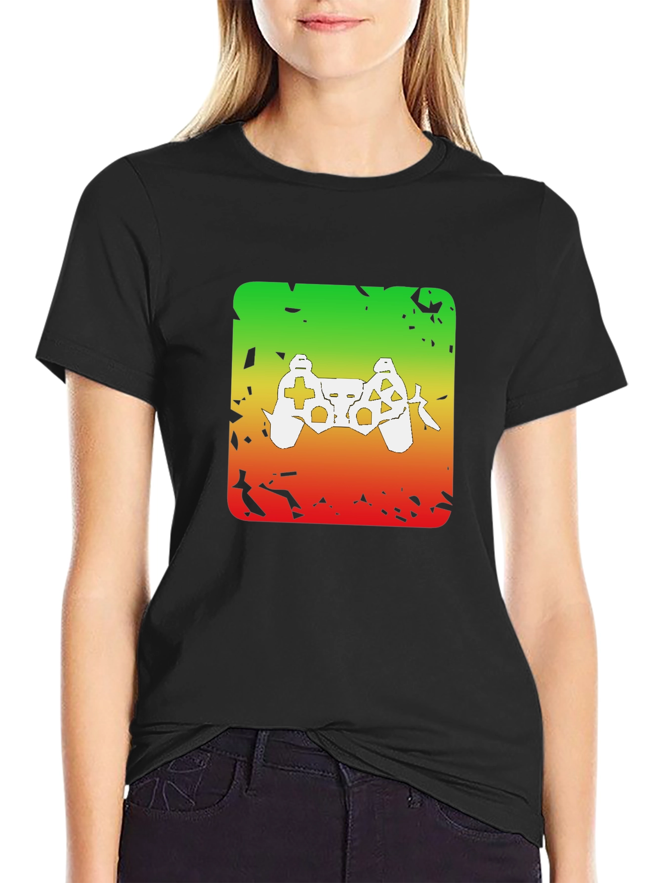 Gamer Style T-Shirt: Retro Controller Design