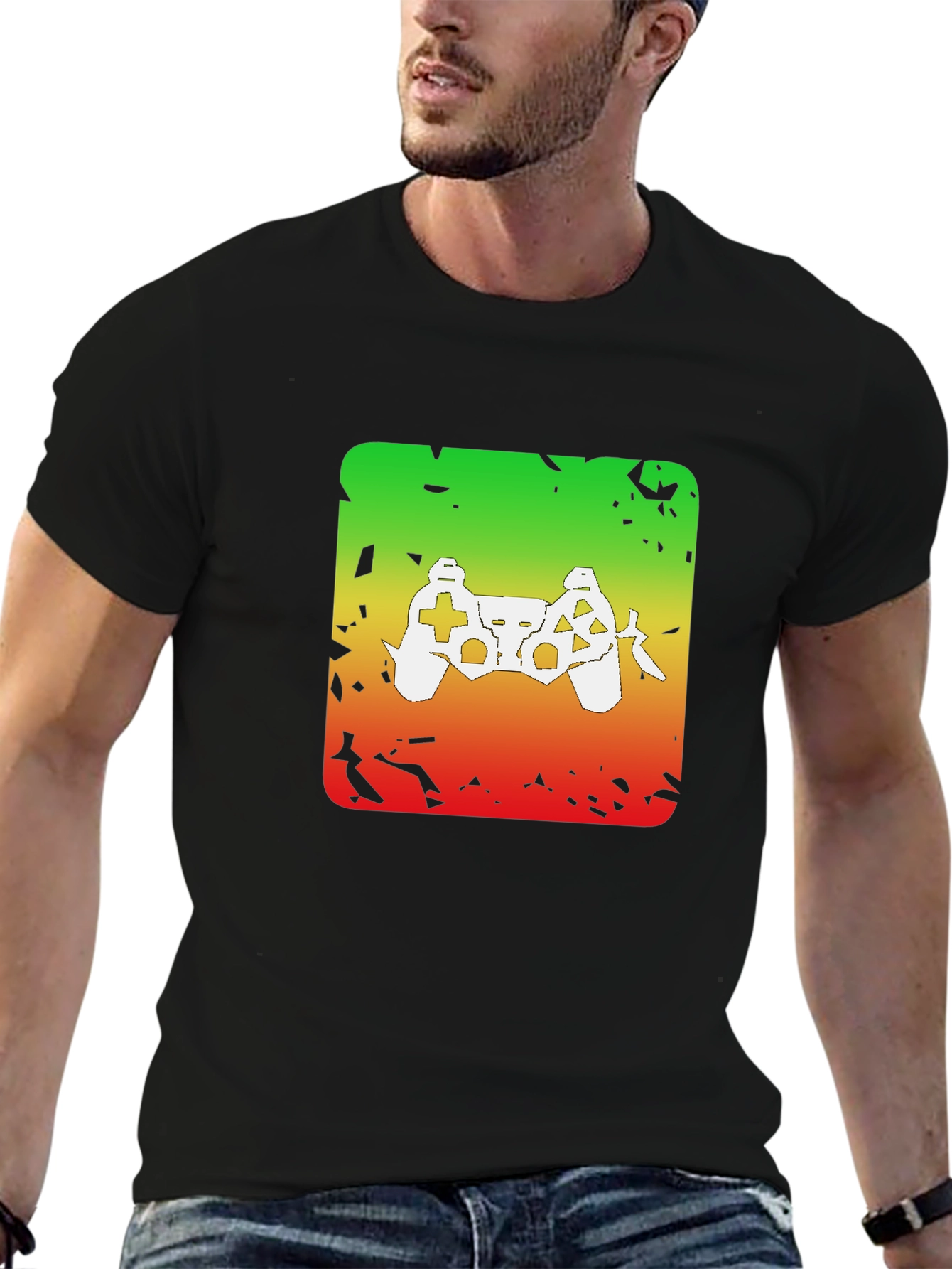 Gamer Style T-Shirt: Retro Controller Design