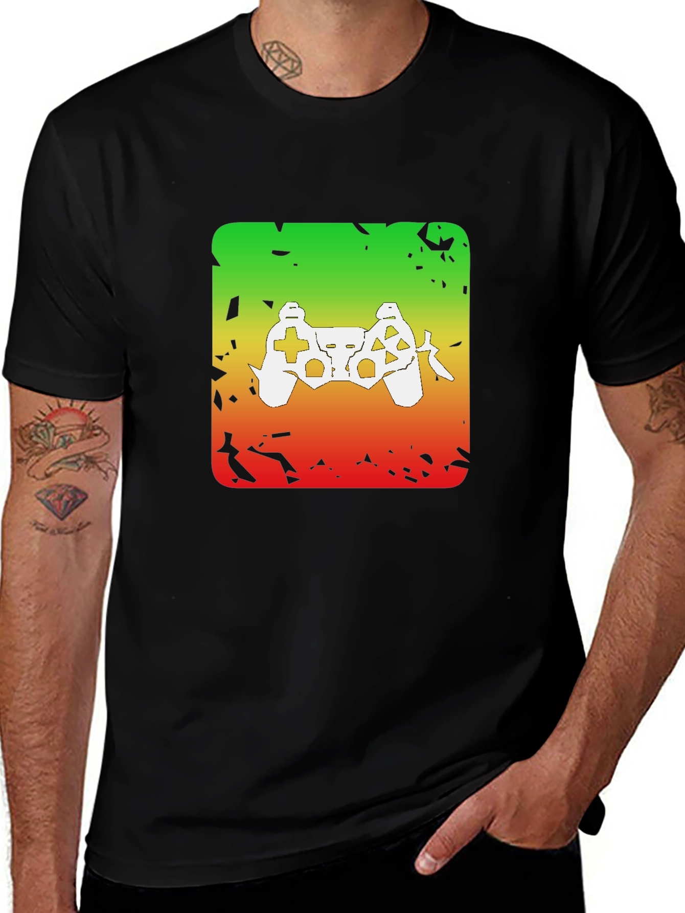 Gamer Style T-Shirt: Retro Controller Design