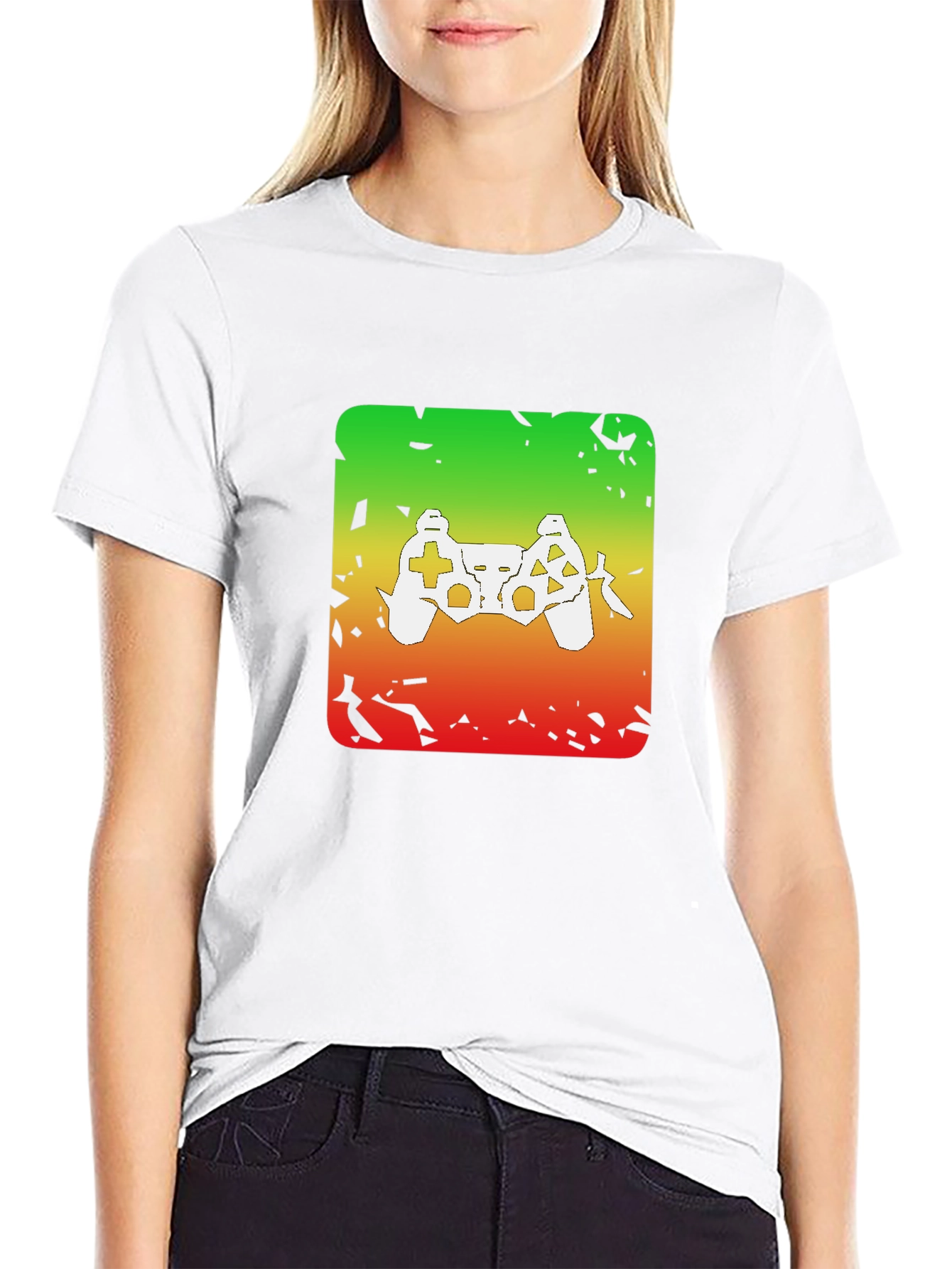 Gamer Style T-Shirt: Retro Controller Design