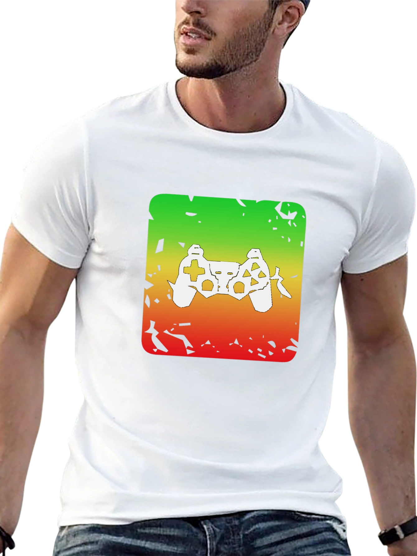Gamer Style T-Shirt: Retro Controller Design