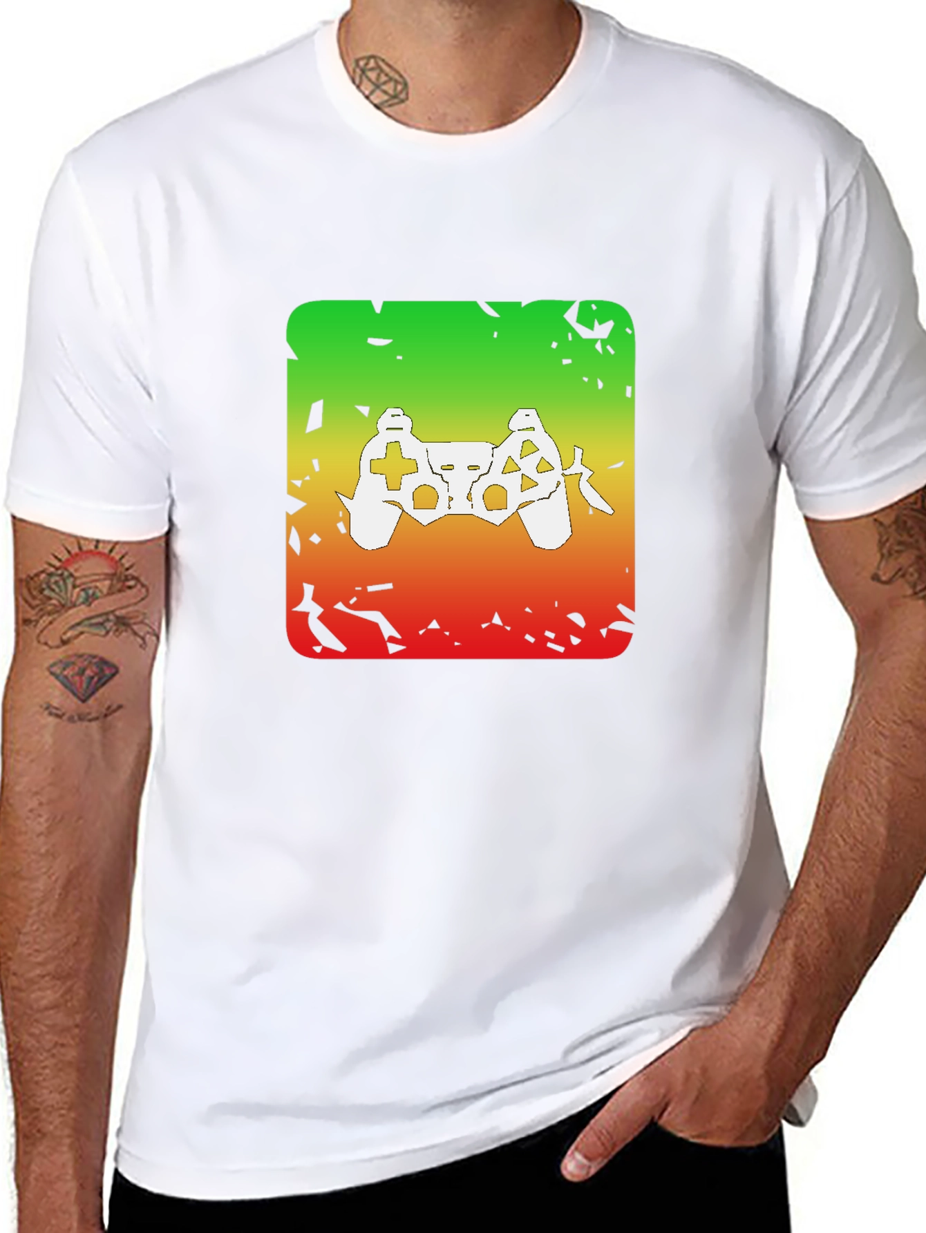 Gamer Style T-Shirt: Retro Controller Design