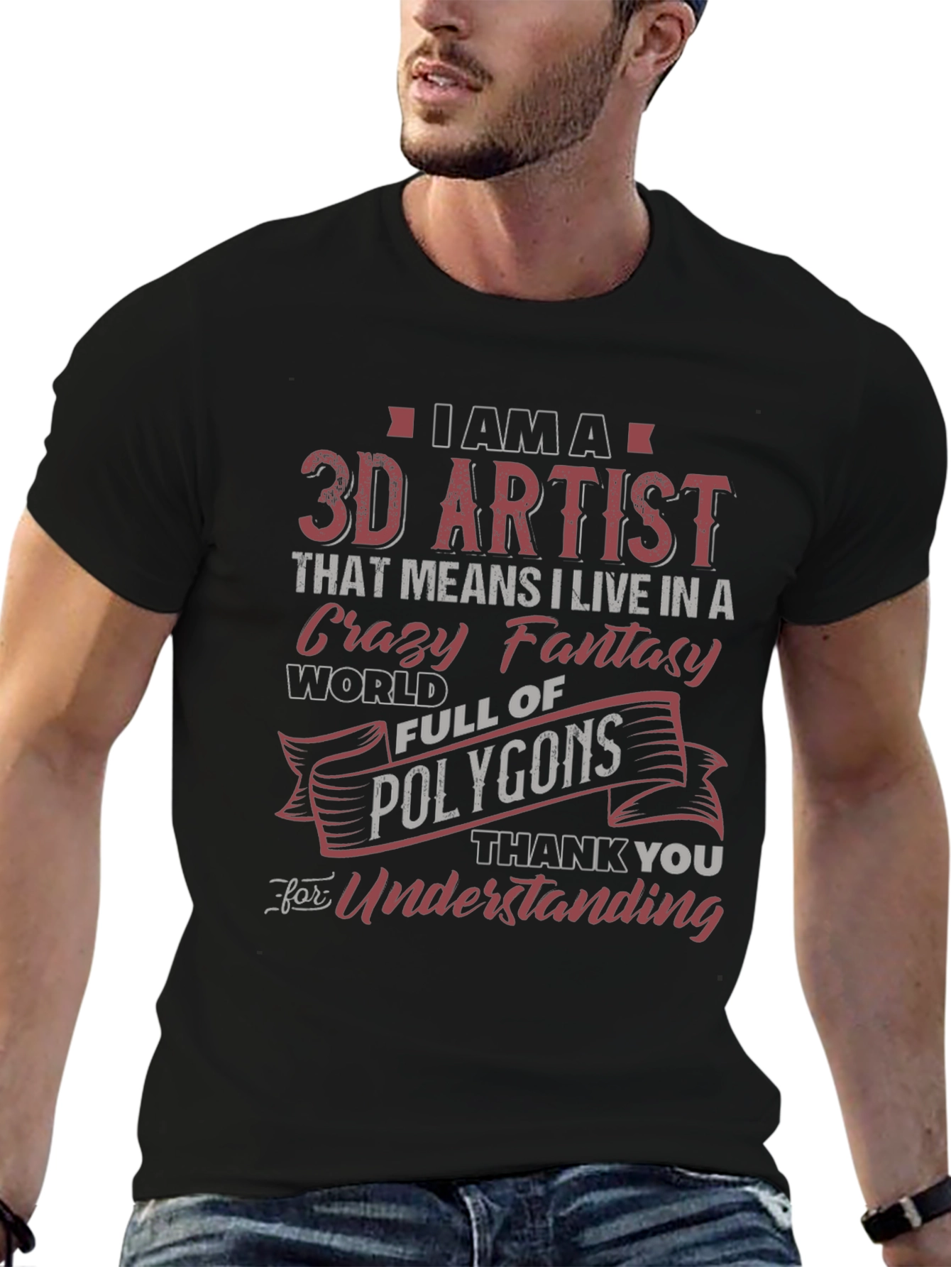3D Artist Crazy Fantasy World T-Shirt