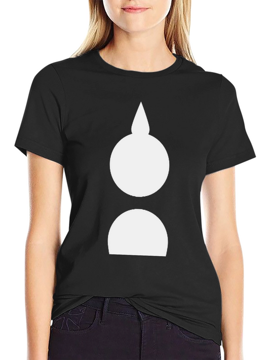 Abstract Graphic Tee - Mens Black Crew Neck T-Shirt