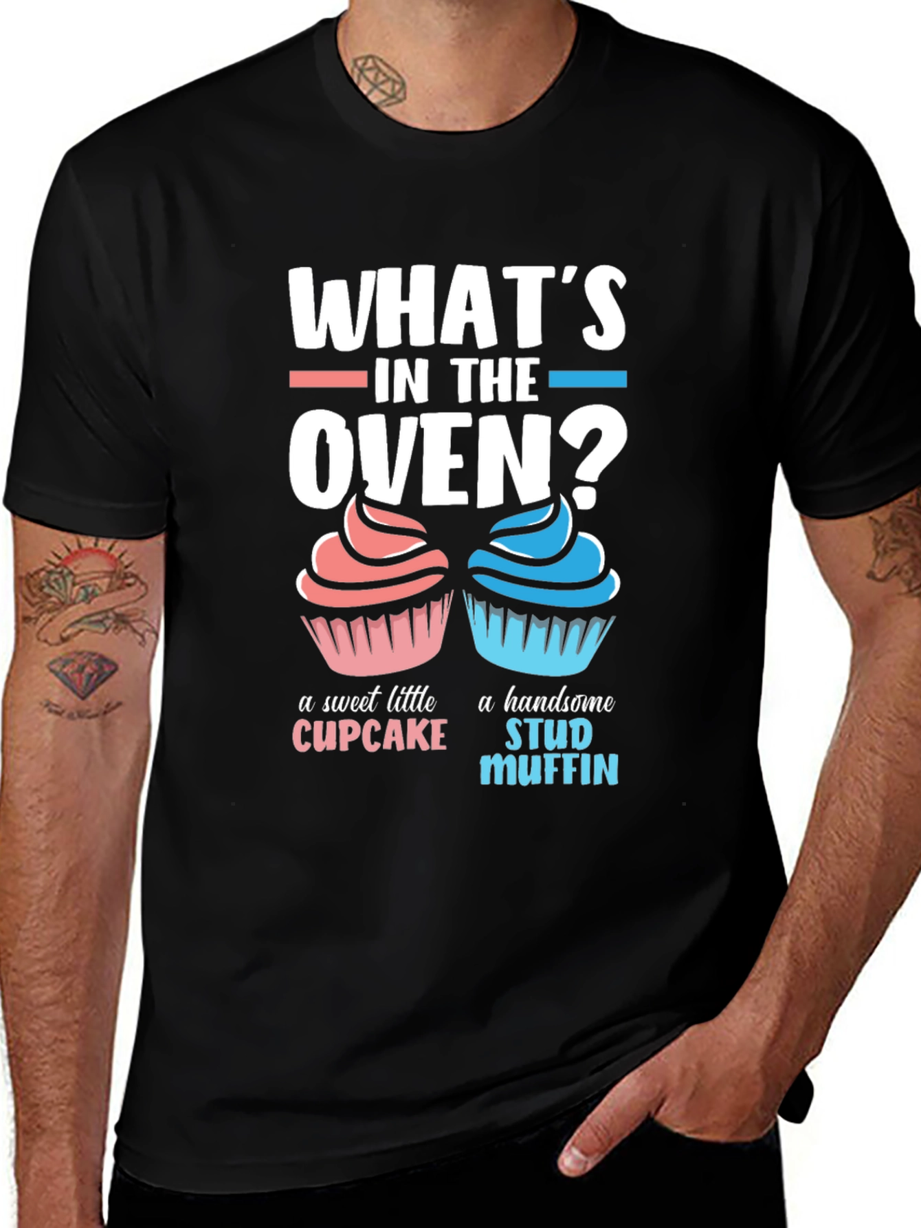 Gender Reveal T-Shirt - Whats in the Oven?