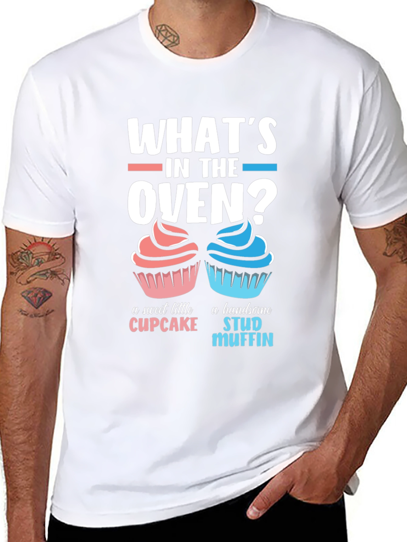 Gender Reveal T-Shirt - Whats in the Oven?