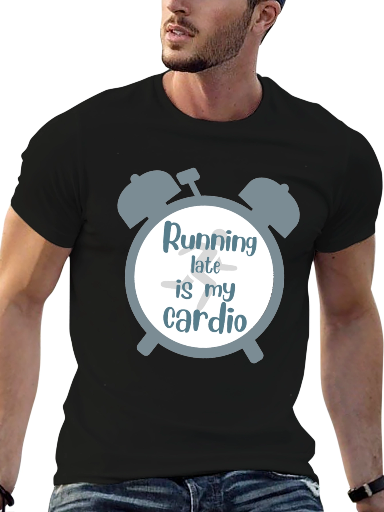 Running Late is My Cardio Graphic T-Shirt