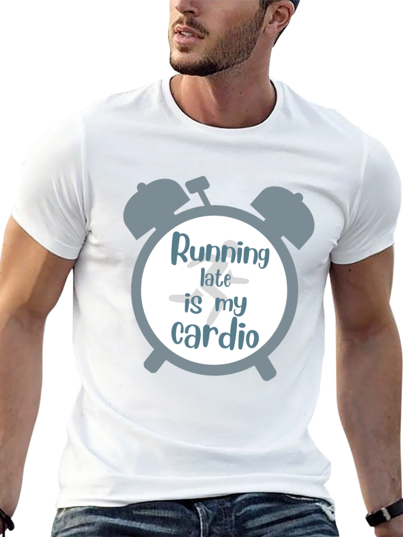 Running Late is My Cardio Graphic T-Shirt