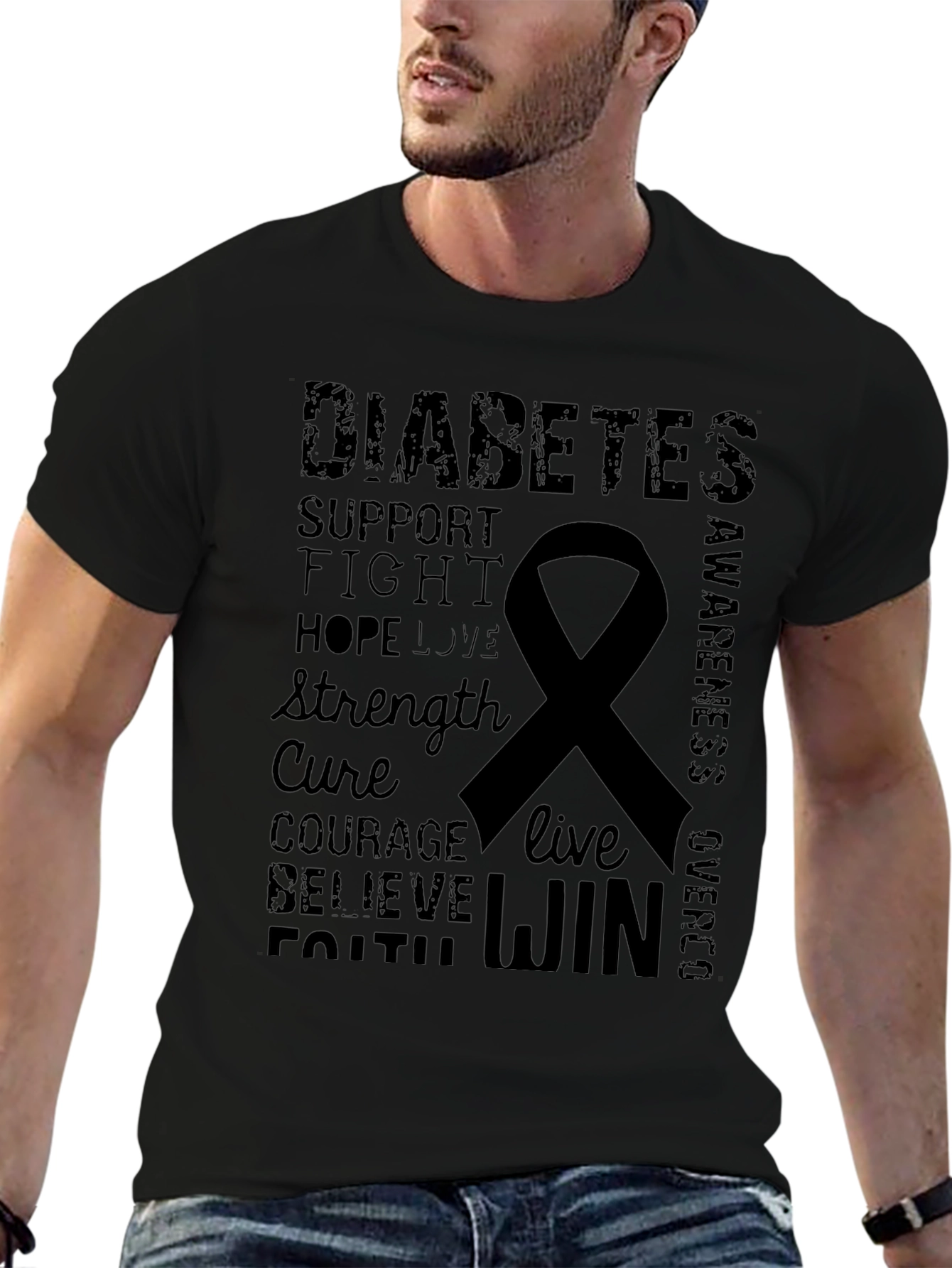 Diabetes Awareness T-Shirt - Support the Fight