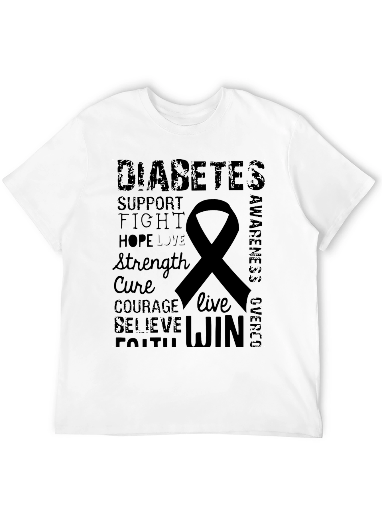 Diabetes Awareness T-Shirt - Support the Fight