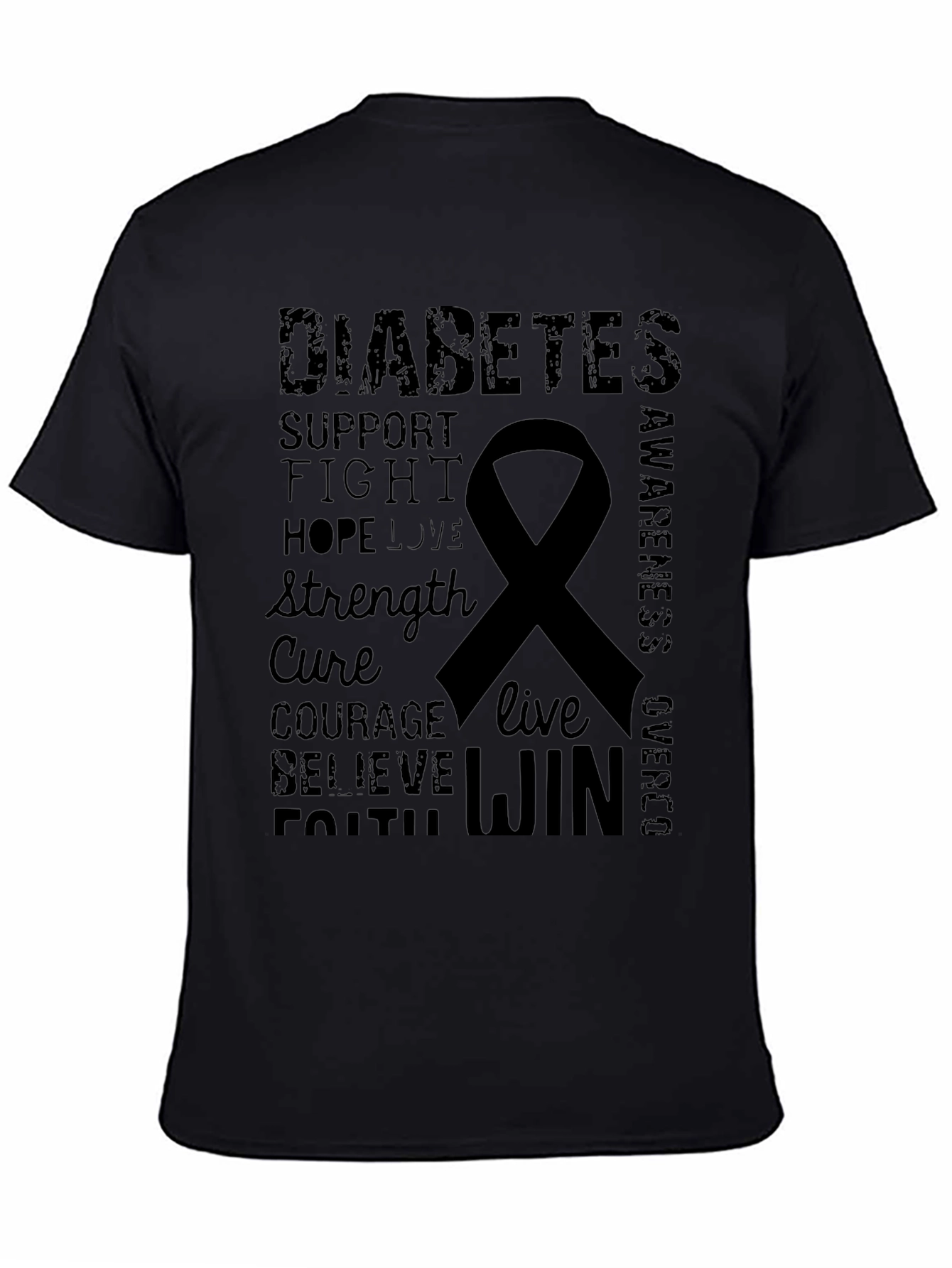 Diabetes Awareness T-Shirt - Support the Fight