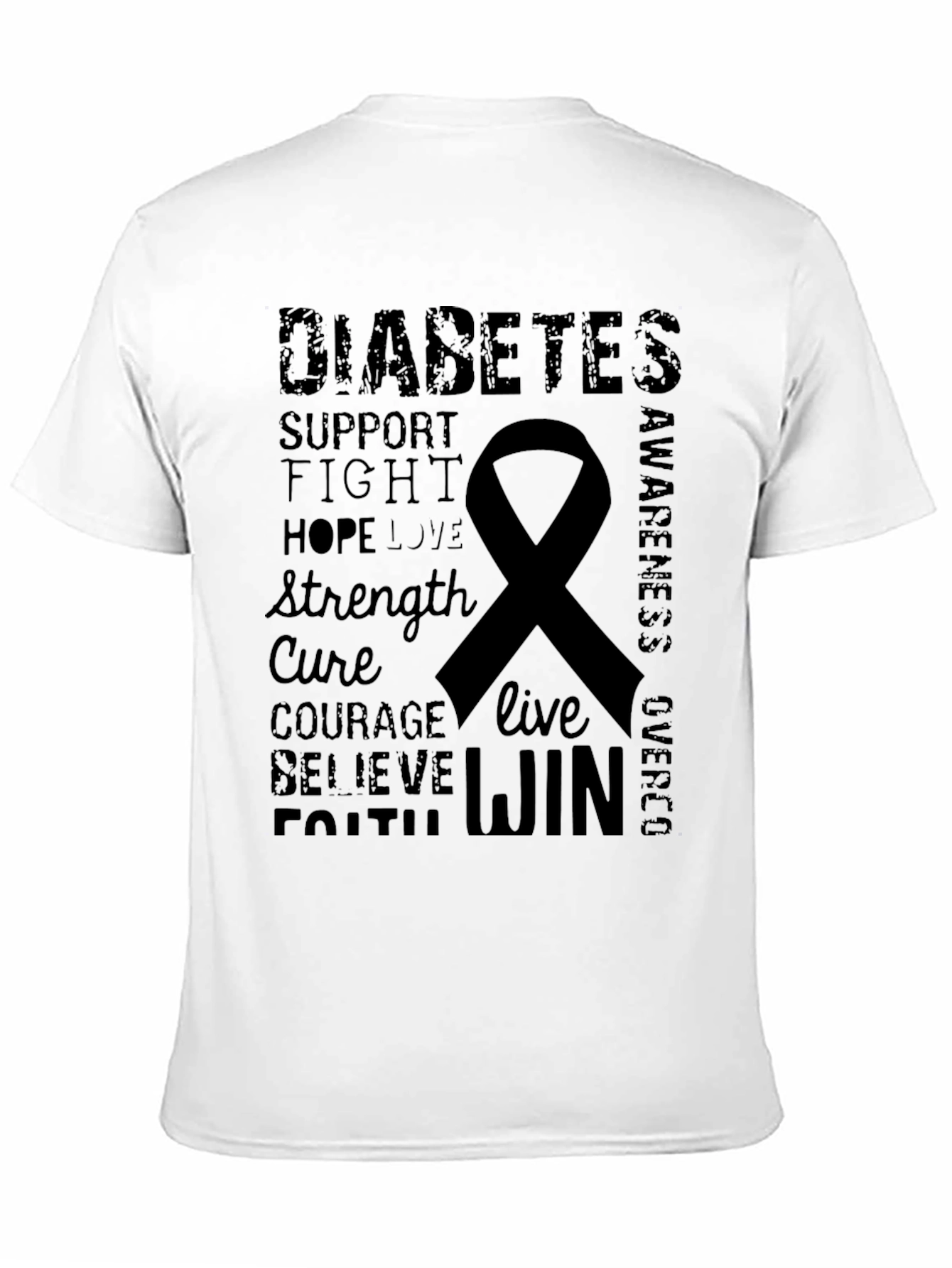 Diabetes Awareness T-Shirt - Support the Fight