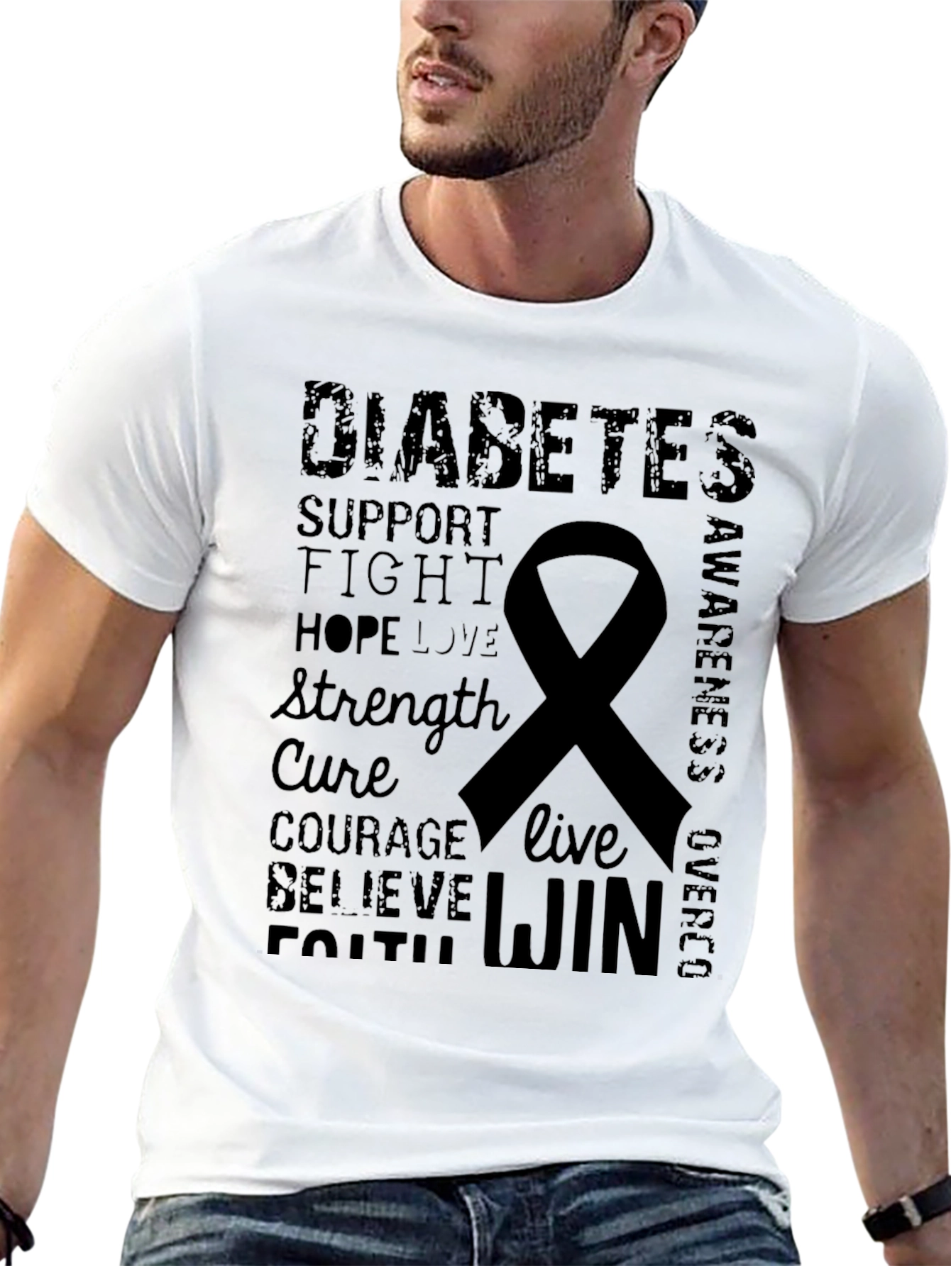 Diabetes Awareness T-Shirt - Support the Fight