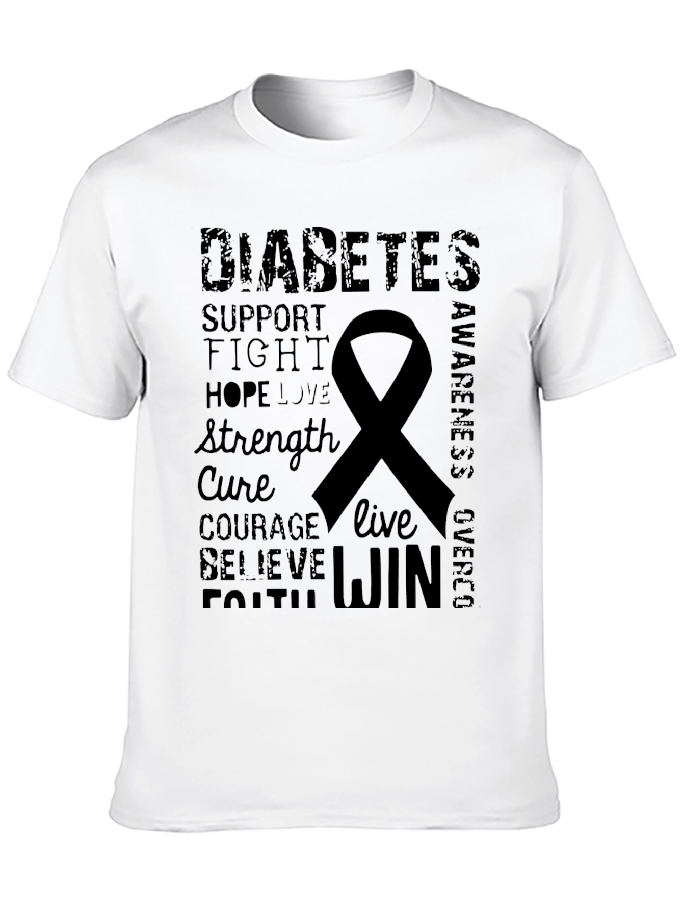 Diabetes Awareness T-Shirt - Support the Fight