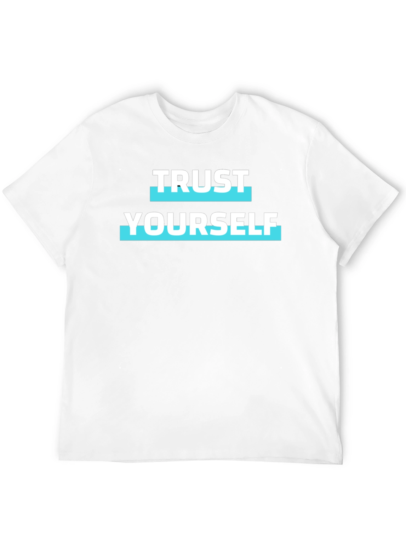 Trust Yourself Graphic Tee - Motivational Black T-Shirt