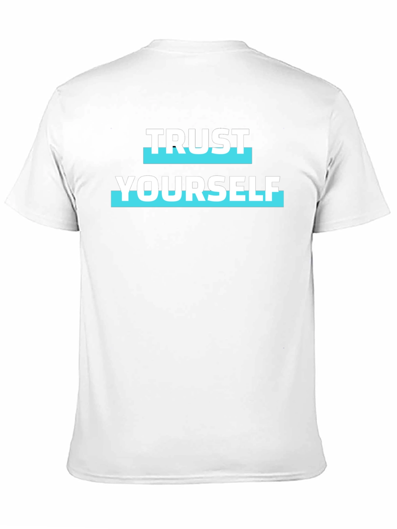Trust Yourself Graphic Tee - Motivational Black T-Shirt